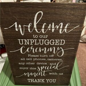 Wedding signs